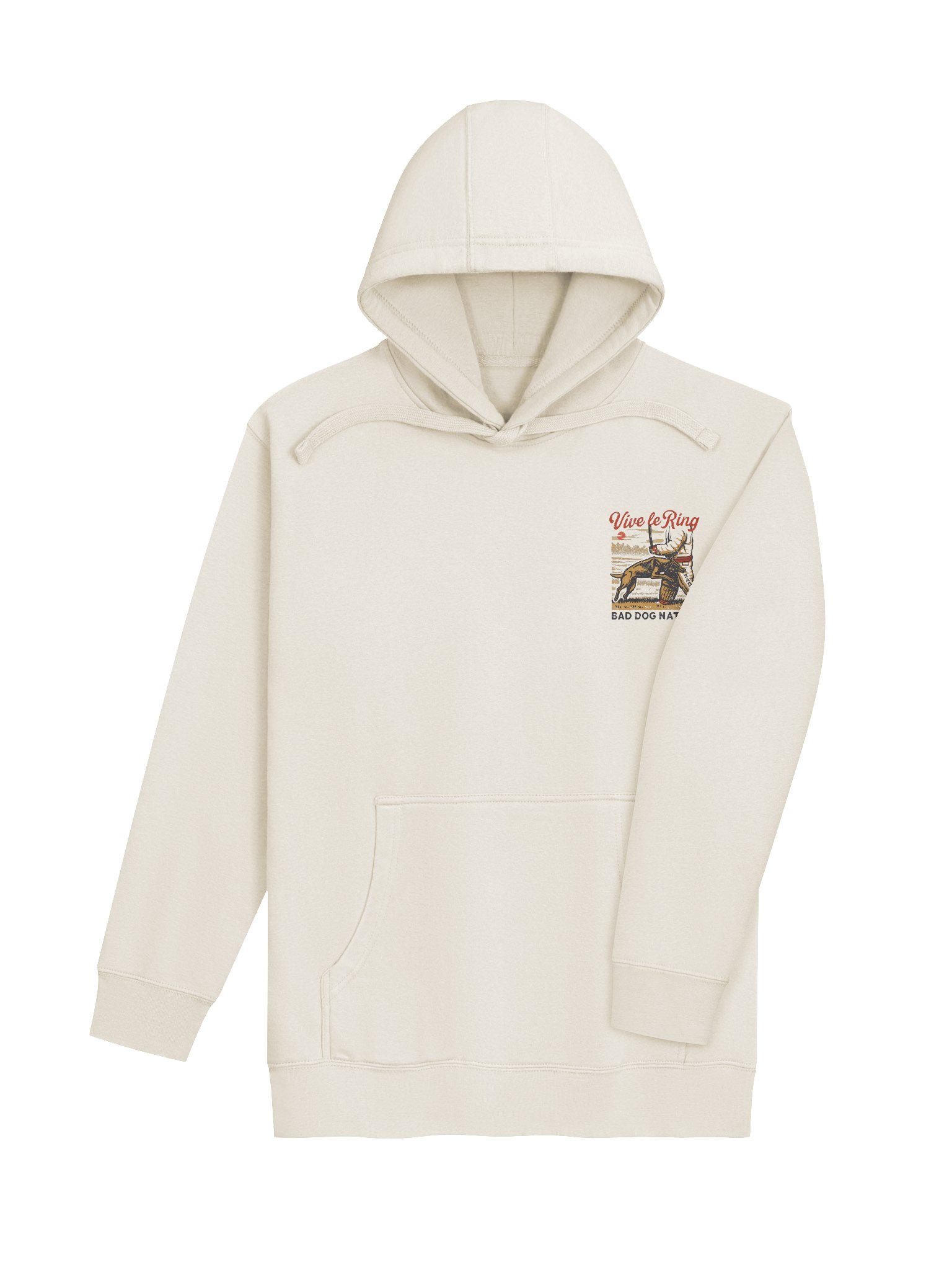 Vive le Ring Vintage - French Ring - Premium Adult Unisex Hoodie product image (4)