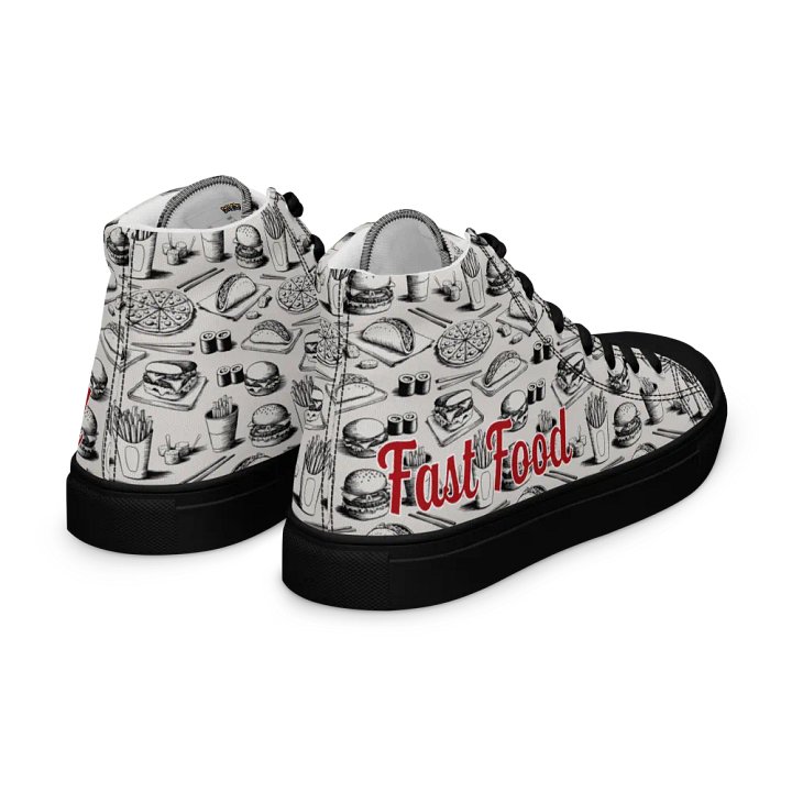 Fast Food High Top Old White/Red/Black Male product image (1)