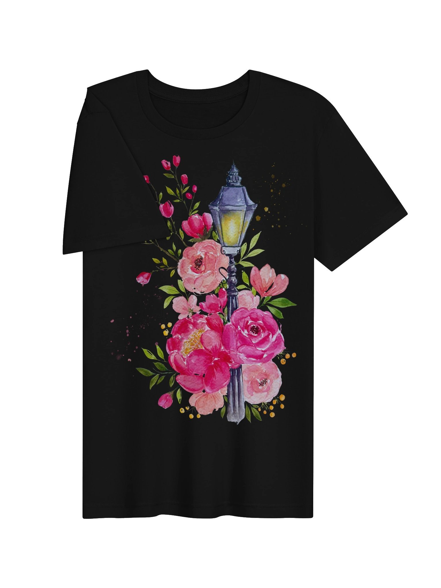 Floral Lantern Watercolor Tee product image (3)