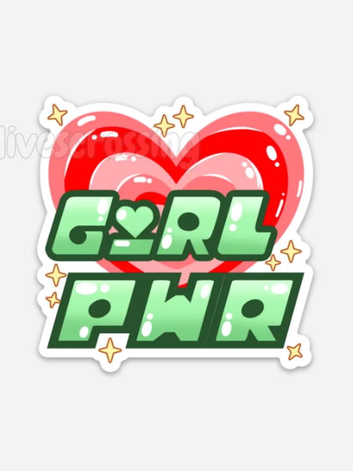 GIRL PWR Sticker product image (1)