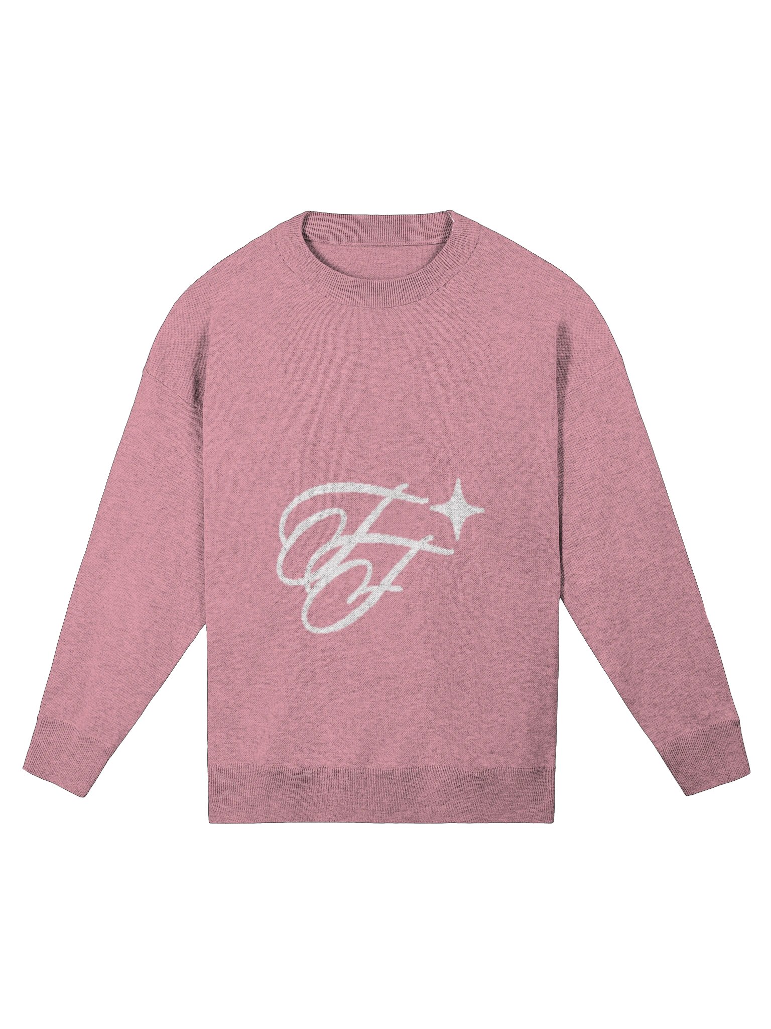 F&F Knitted Crewneck Sweater Tournament (PNK) product image (1)