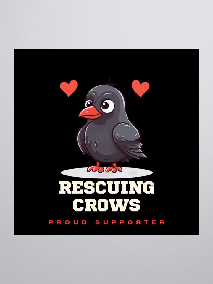 Proud Corporate Crow Supporter Sticker product image (1)