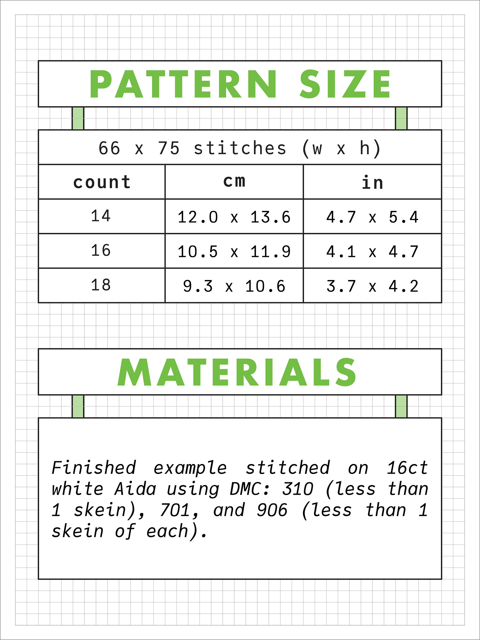 Slime After Slime • Blackwork Cross Stitch Pattern • PDF Digital Download product image (3)