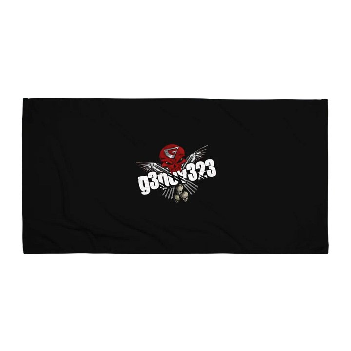 Skull Winged Bath Towel product image (1)