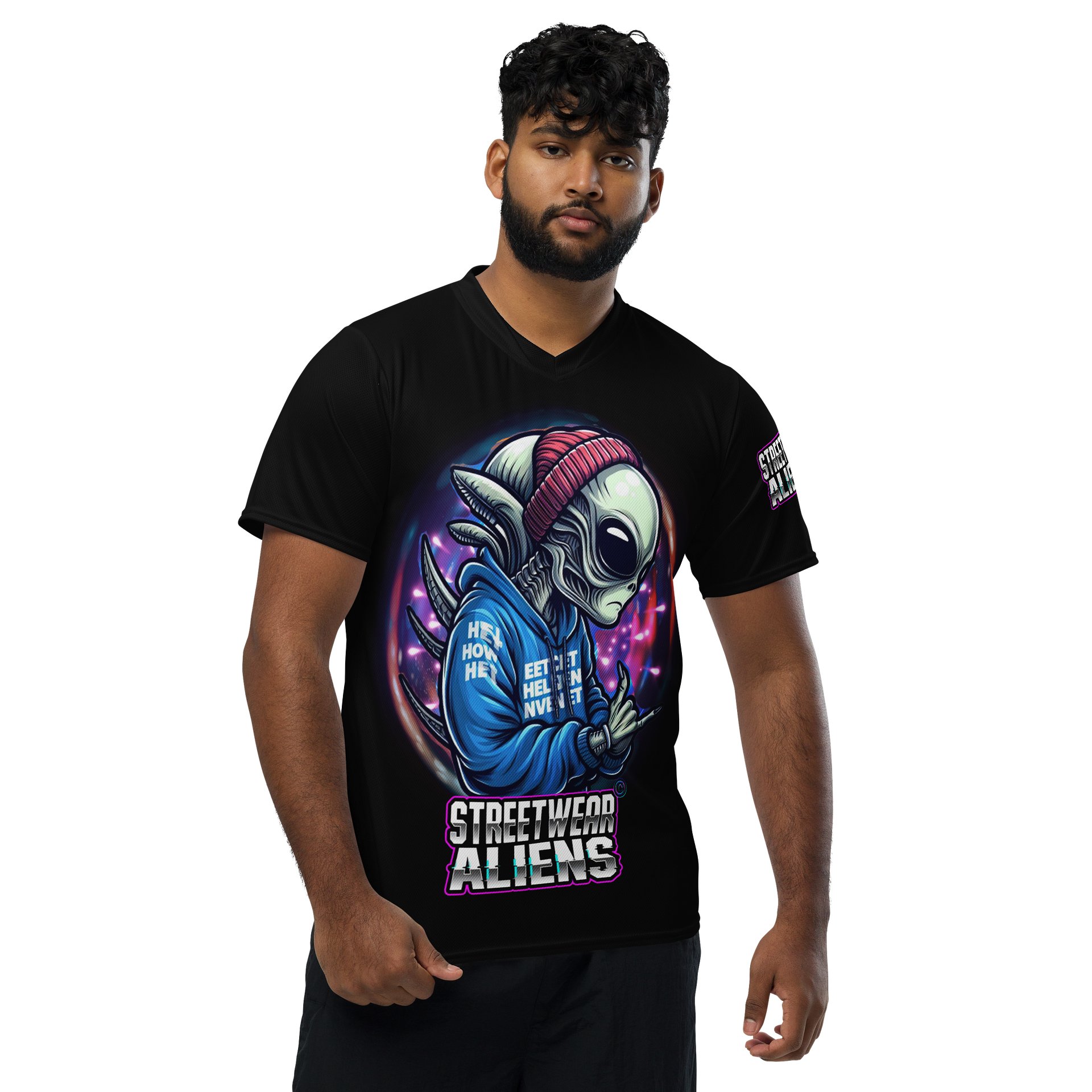LIMITED EDITION - CNX Core All-over print Unisex Tee — Streetwear Aliens 002 product image (3)