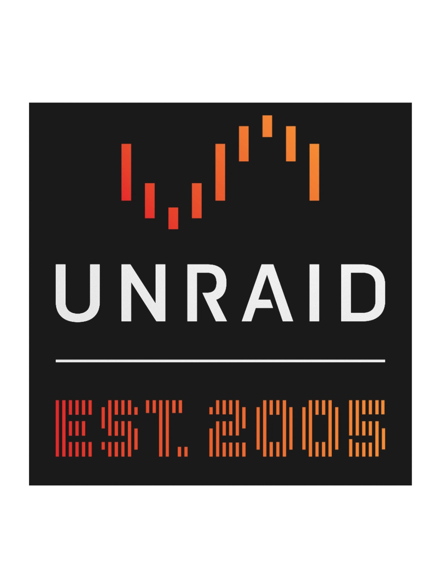 Unraid Est. 2005 Legacy Stickers product image (1)
