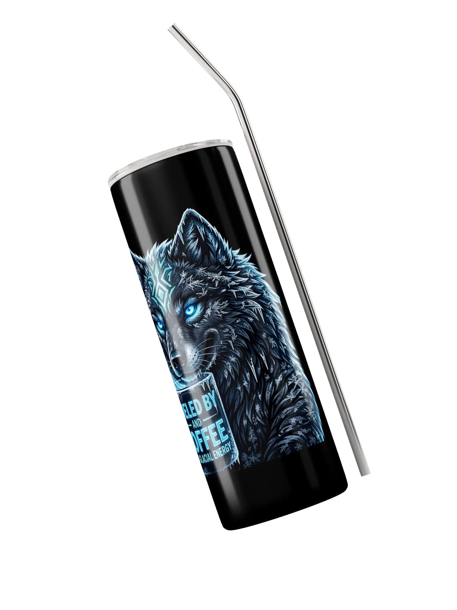 Glacial Energy Wolf Tumbler product image (3)