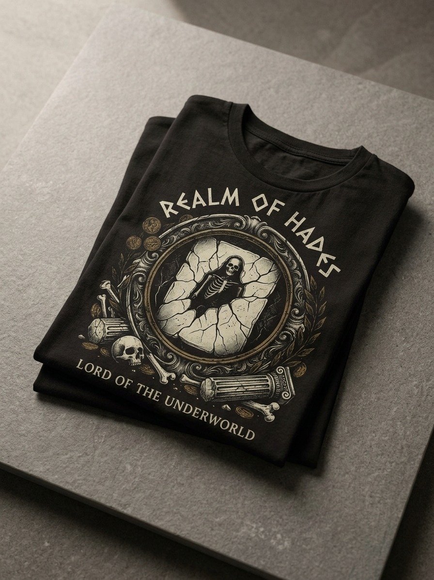 Hades Greek Mythology Shirt – Ruler of the Underworld T-Shirt product image (1)