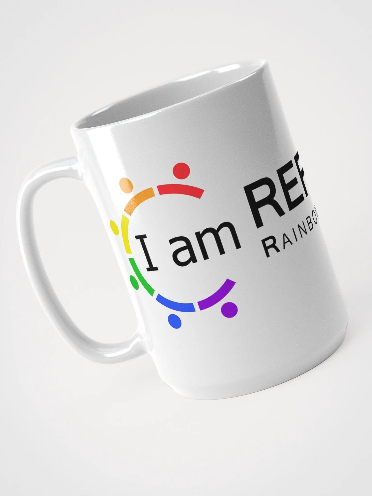 White, glossy mug by Mugz product image (1)