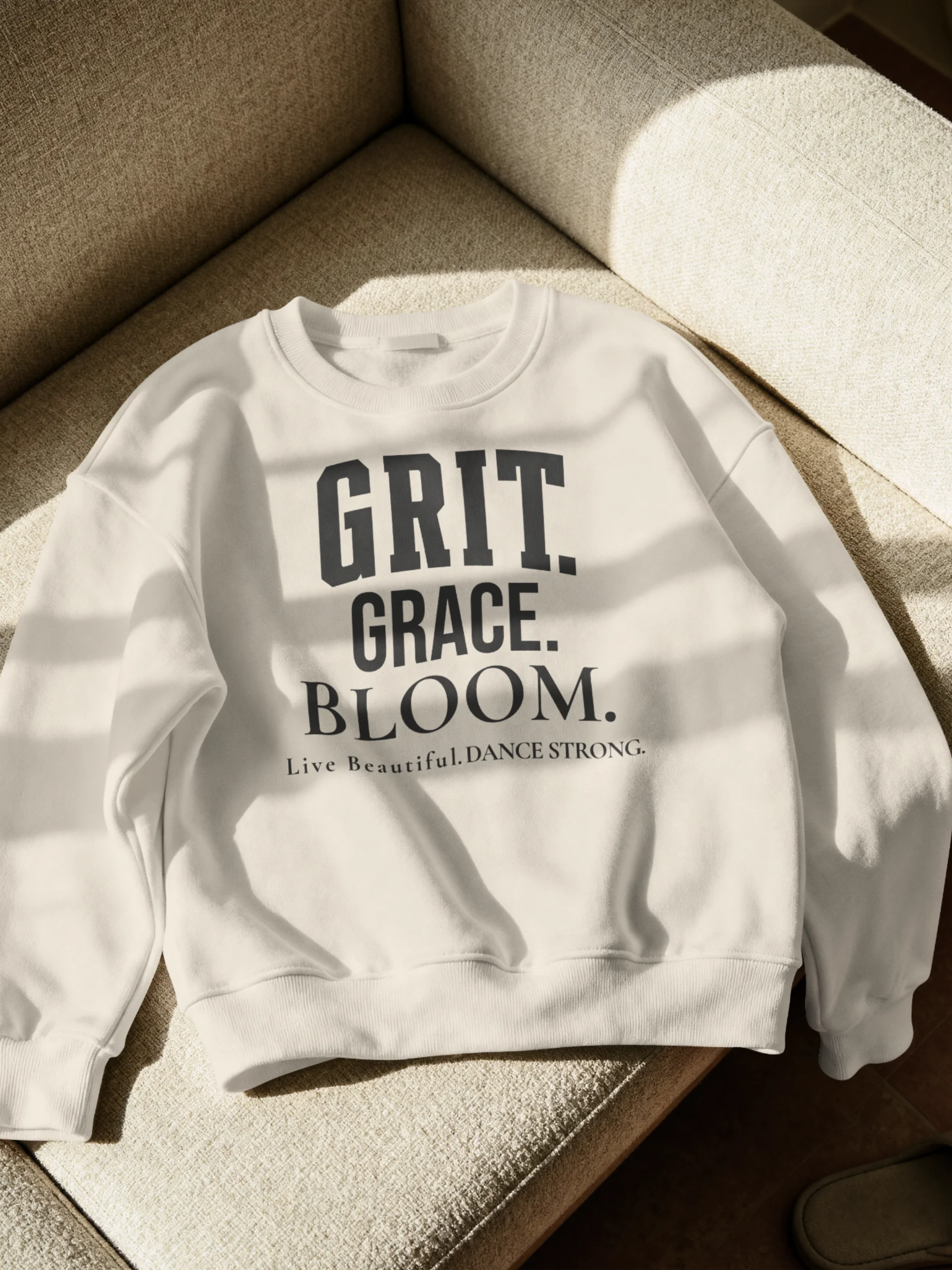 Grit. Grace. Bloom. Varsity Dance Sweatshirt product image (8)