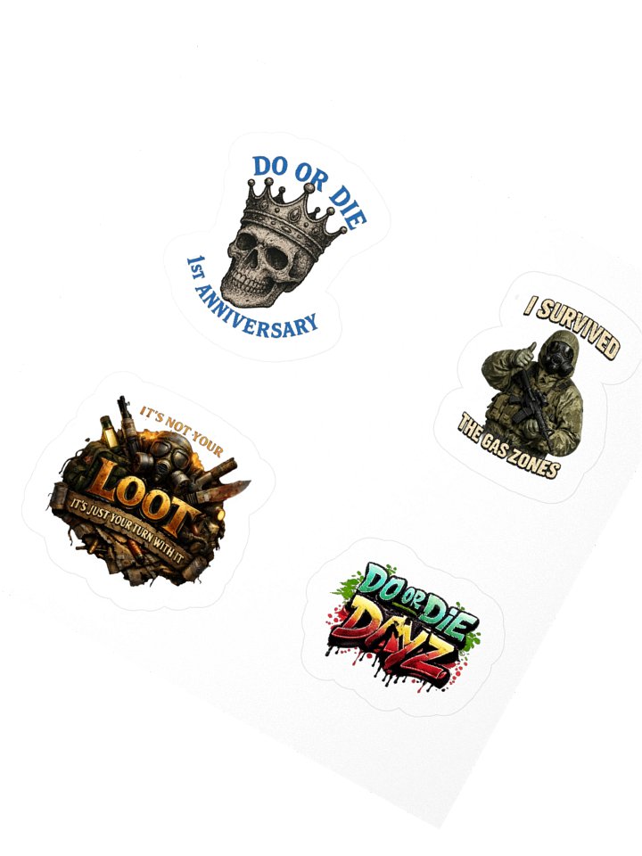 Survival-themed Kiss Cut Sticker Pack product image (5)