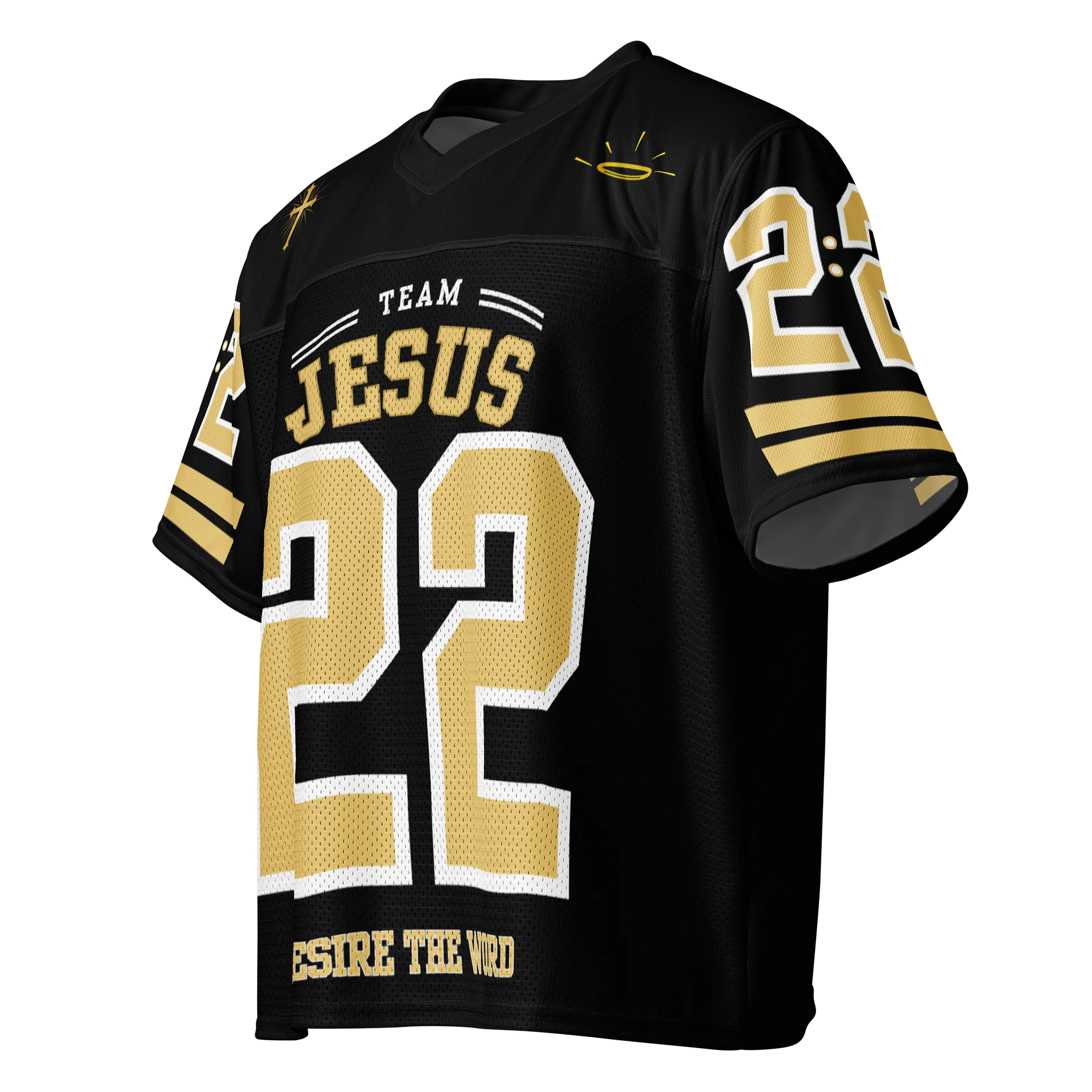 Team Jesus 22 Black Jersey product image (3)