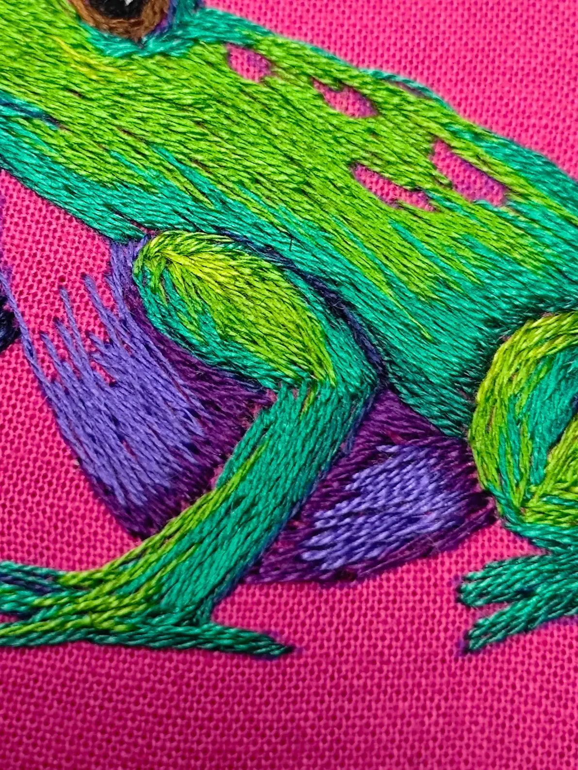 Be my Froggentine Frog PDF Hand Embroidery Pattern product image (9)