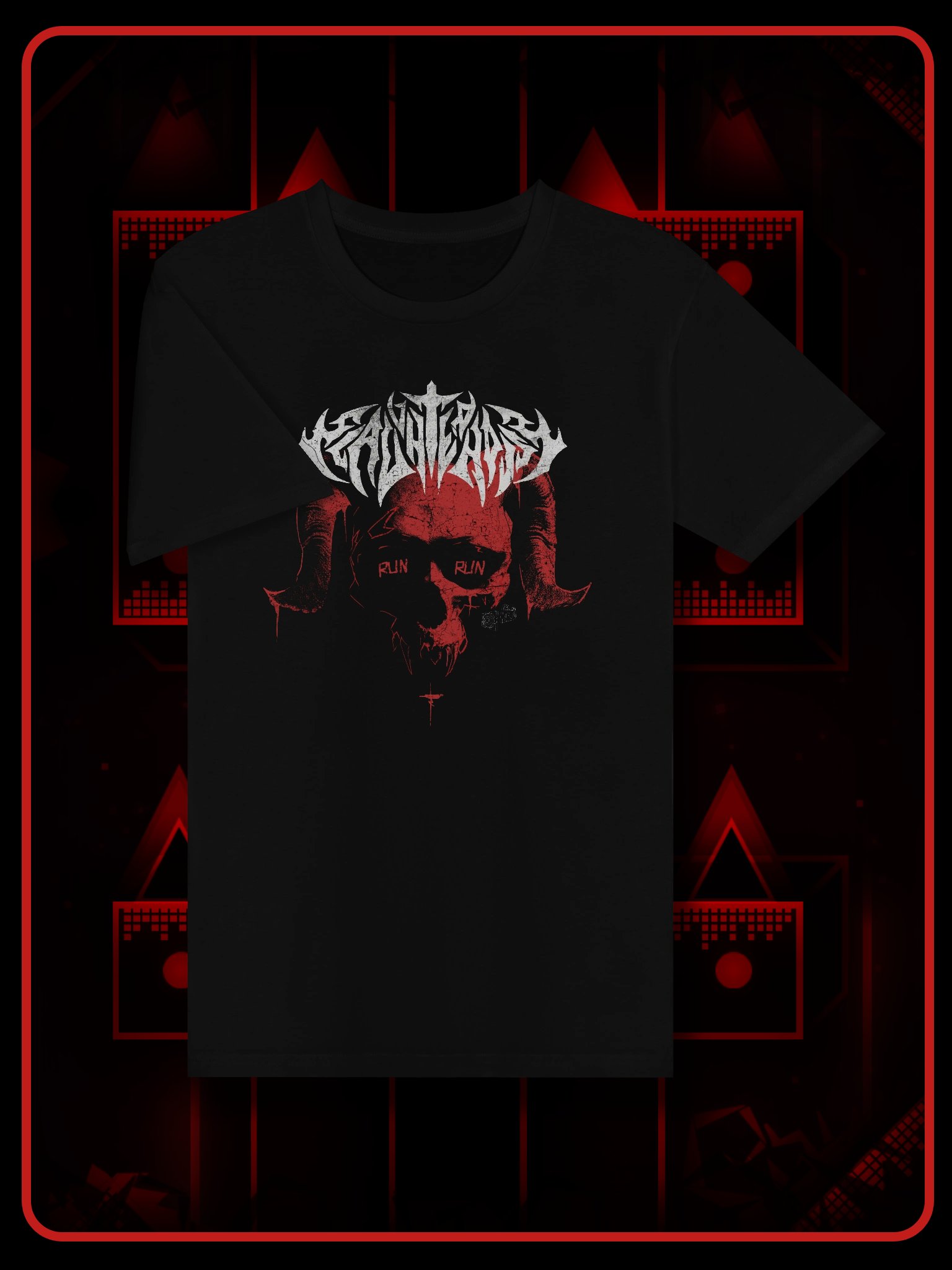 SLAUGHTERHOUSE Skull T-Shirt (Red Edition) product image (2)