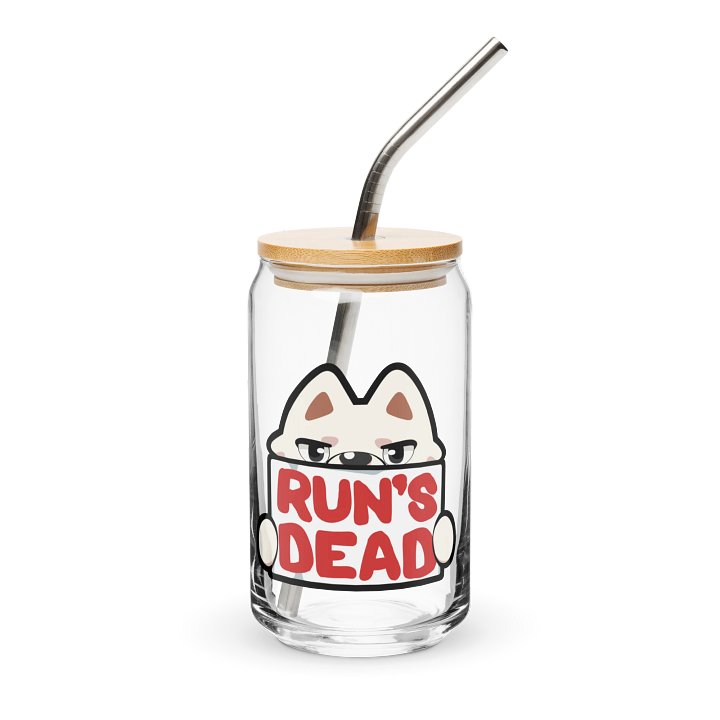 Run's Dead Glass Cup product image (1)