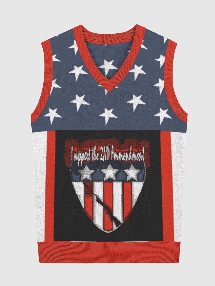 I support the 2nd Amend (patriotic) sweater product image (4)