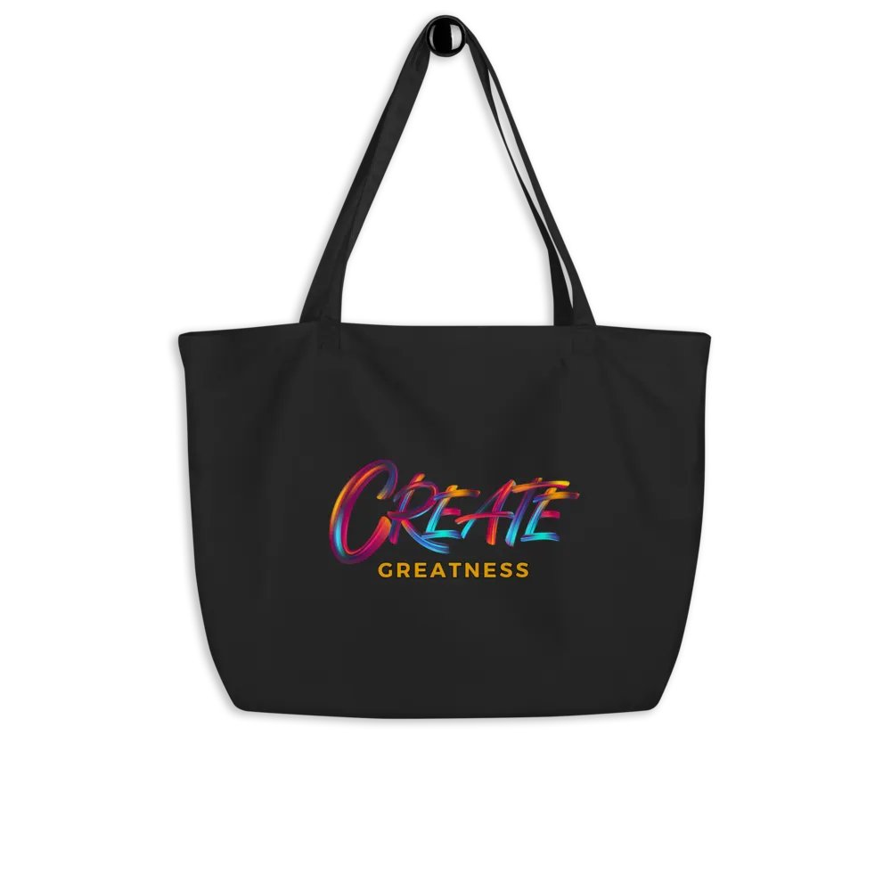 Create Greatness Rectangular Tote Bag product image (4)