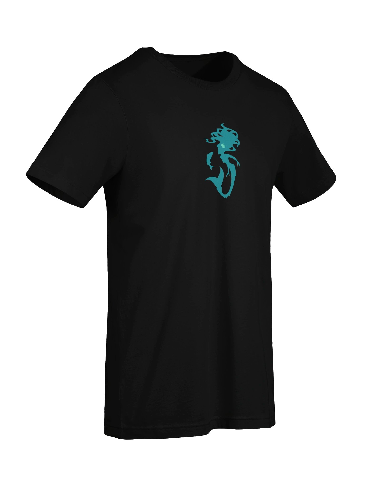 The Underwater Dance: Mermaid Graphic Tee – Sea-Teal Edition product image (7)