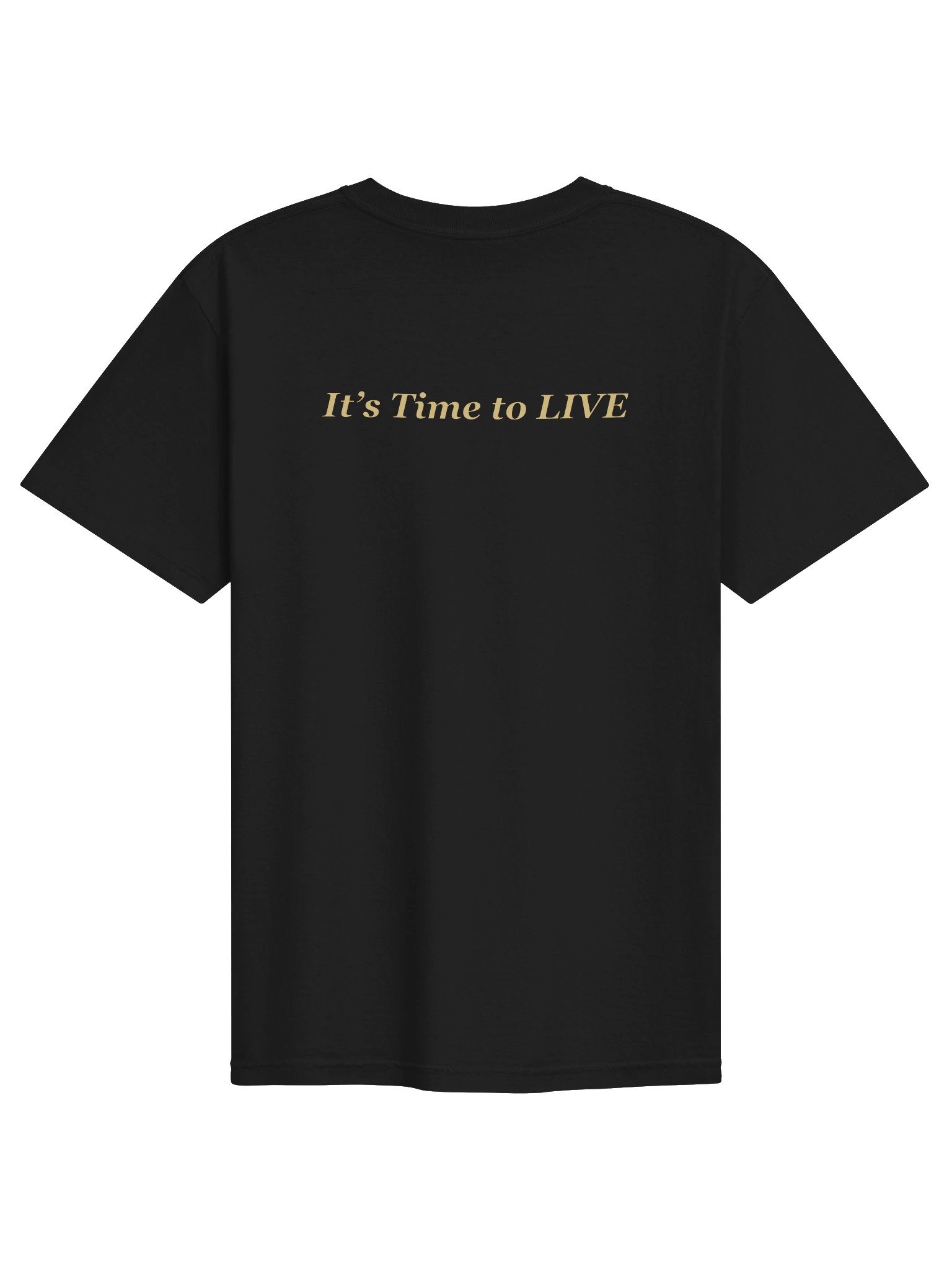 It's Time to LIVE Logo Tee — Dark product image (4)