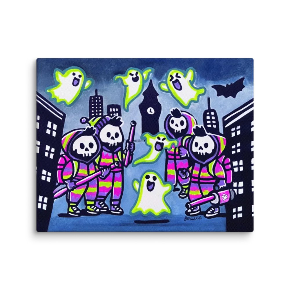 Ghostly Pursuit Canvas product image (1)