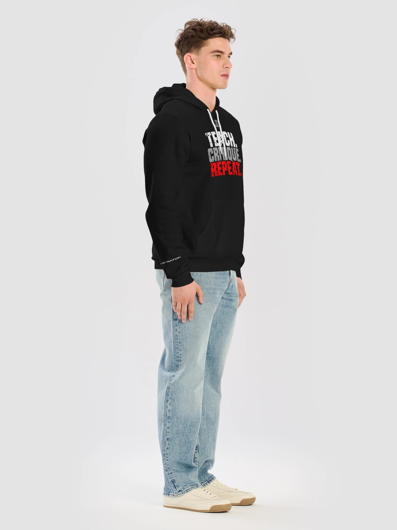 Teach. Critique. Repeat. | Performance Hoodie product image (7)