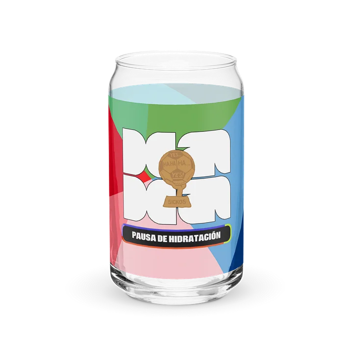 Sickos World Cup Pausa De Hidratación 16oz Can Shaped Glass (optional lid/straw) product image (1)