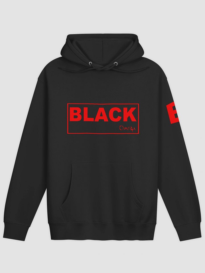 Black By Omega - Red | Premium Pullover Hoodie product image (1)
