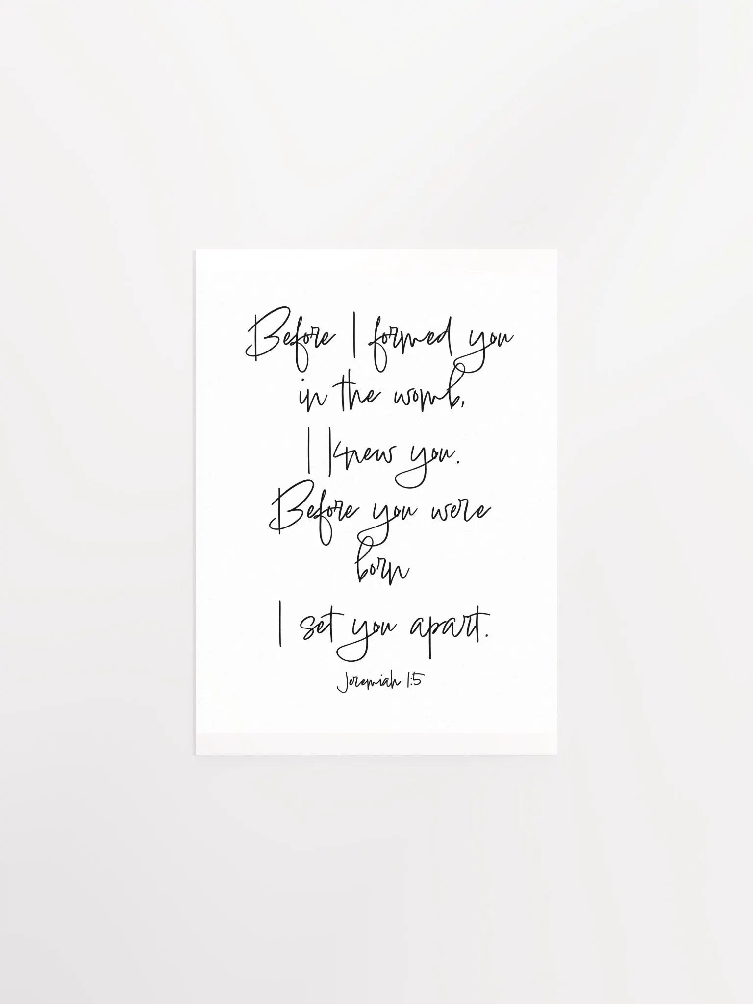 Formed you in the womb - Print product image (1)