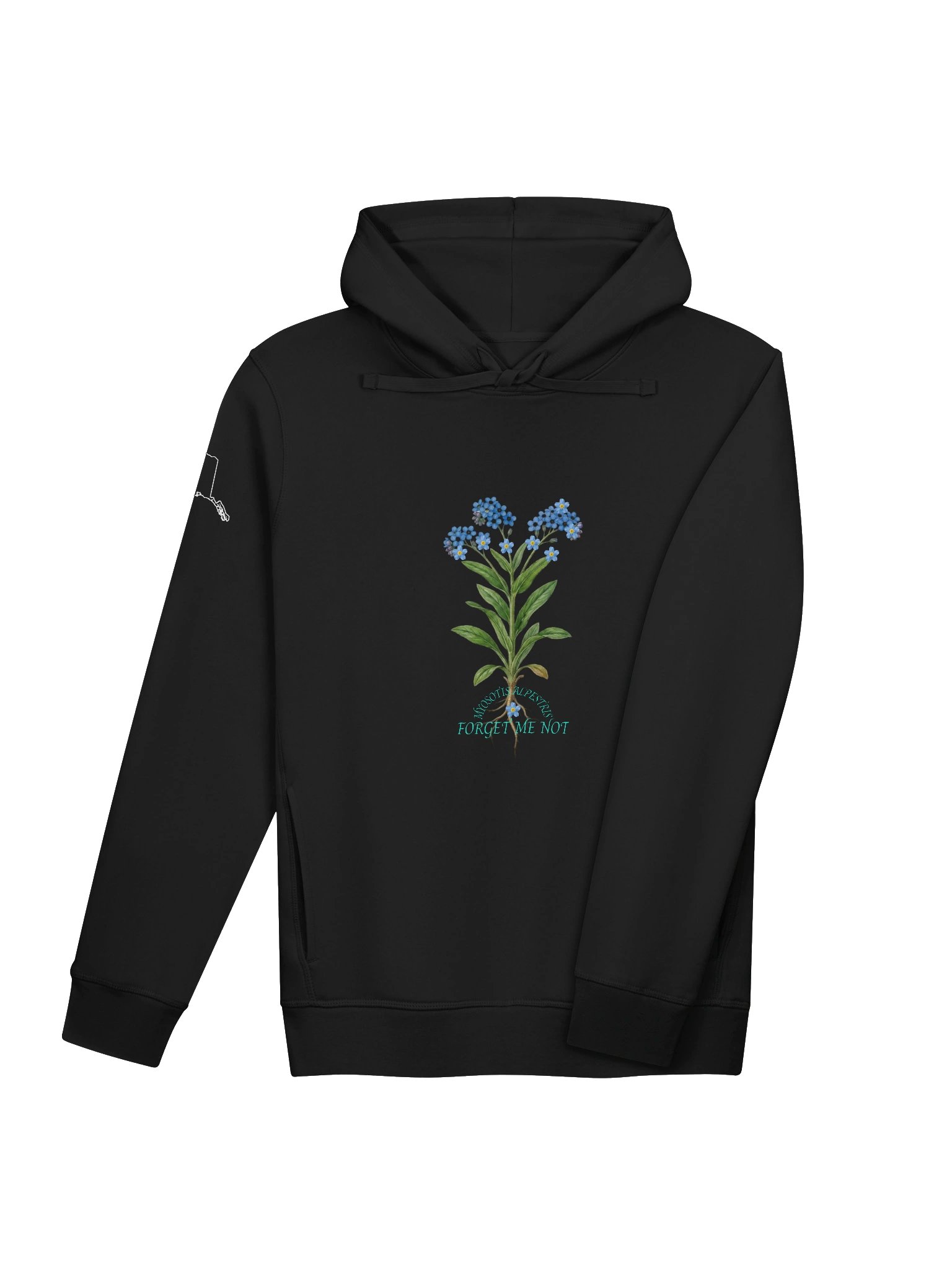 DELUXE "FORGET-ME-NOT" SIDE POCKET HOODY product image (4)