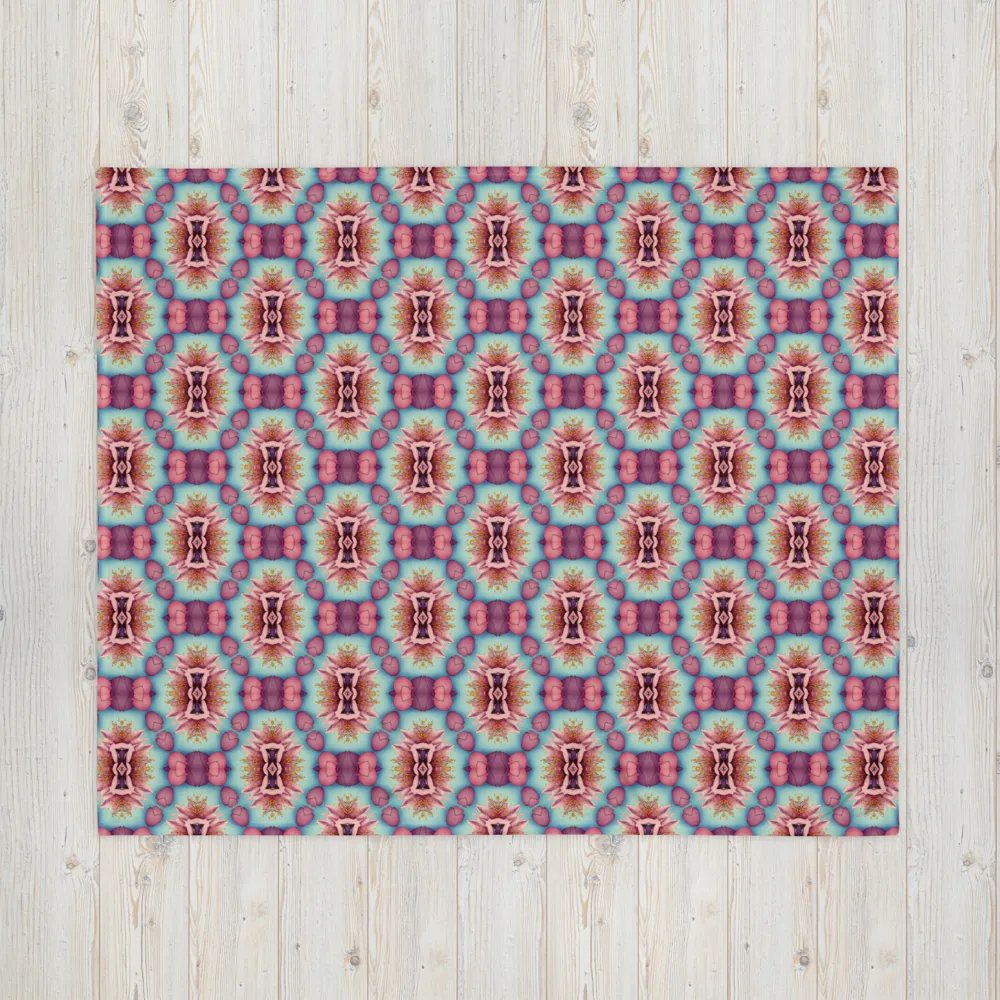 Vibrant Florals & Hearts Throw Blanket product image (5)