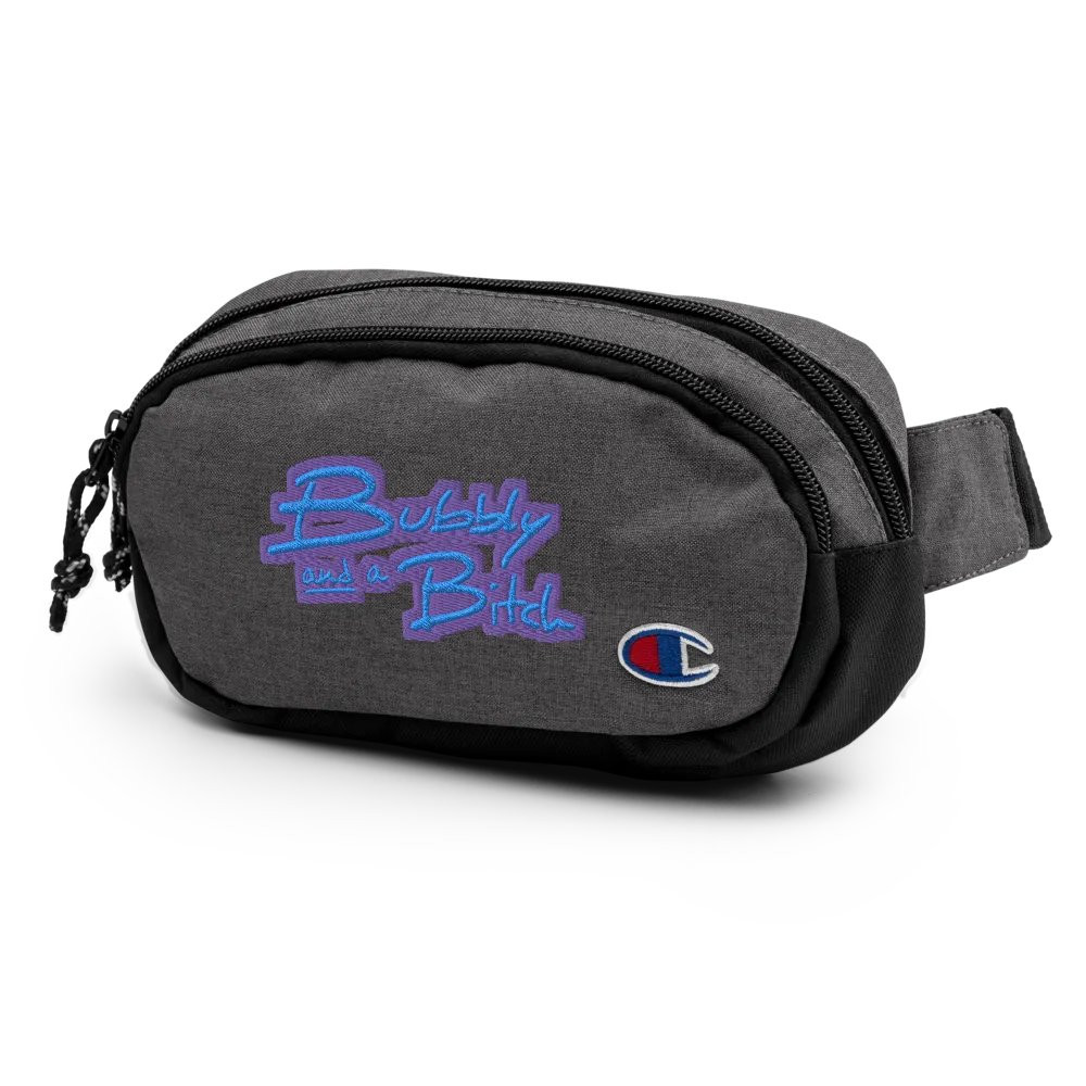 Bubbly and a B (violet design) champion fanny pack product image (4)