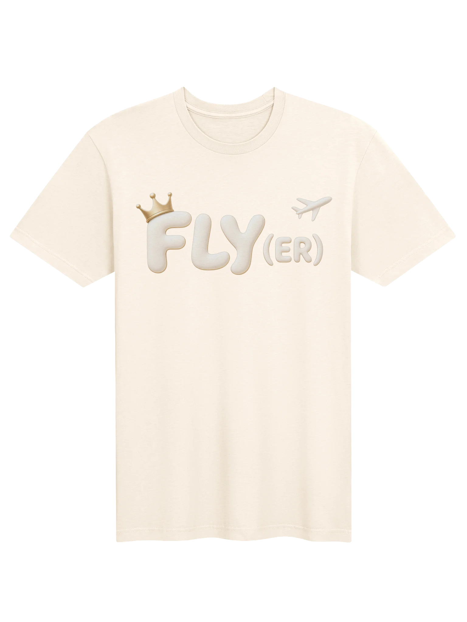 The Flyer Signature Tee — Natural product image (1)