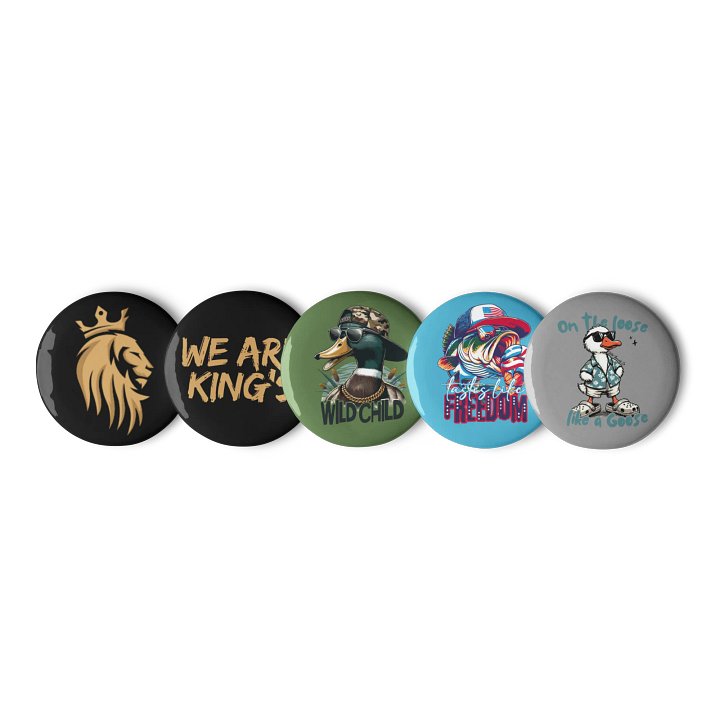 Regal Lion Crown Pin Set product image (1)