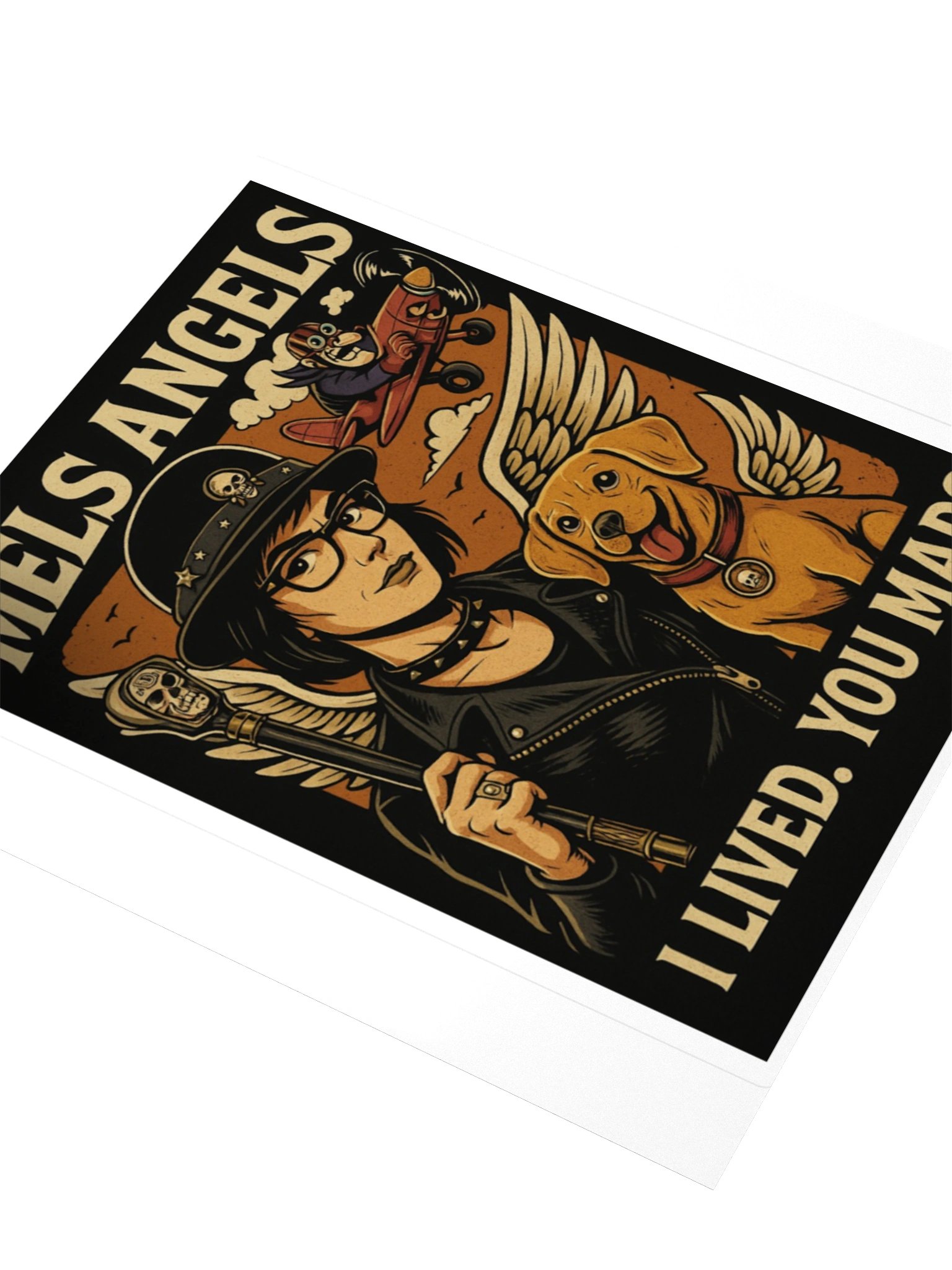 “I Lived. You Mad?” Vinyl Sticker – Mel’s Angels Edition product image (3)