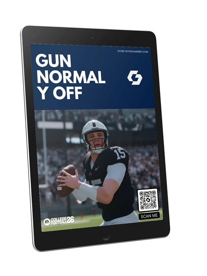 College Football 26: Gun Normal Y Off Scheme product image (2)