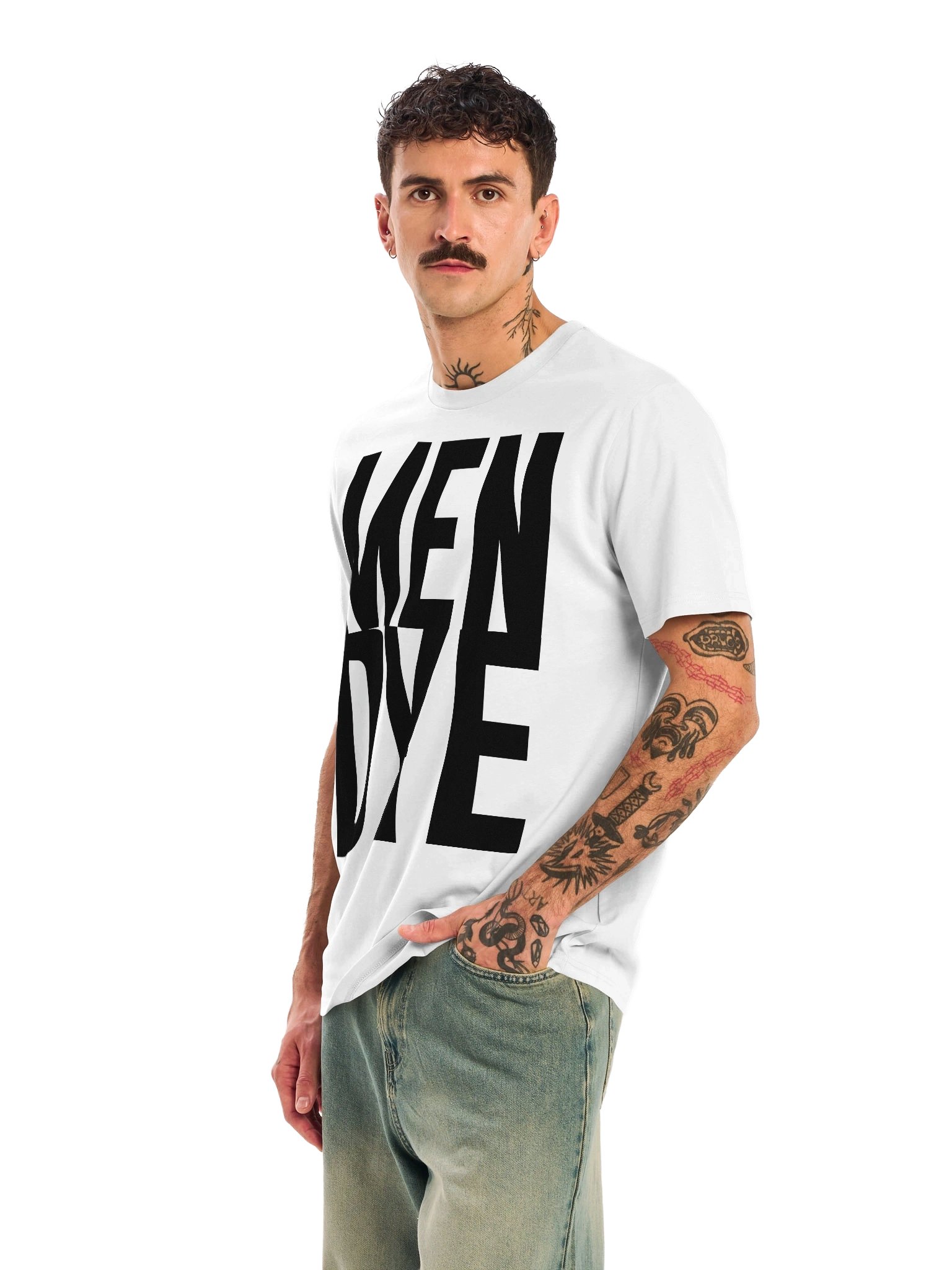 MEN DYE | WHITE T product image (3)