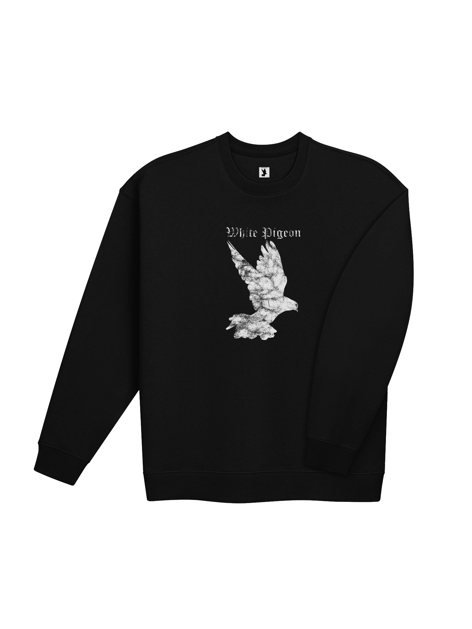 White Pigeon Heavy Black Sweater product image (4)