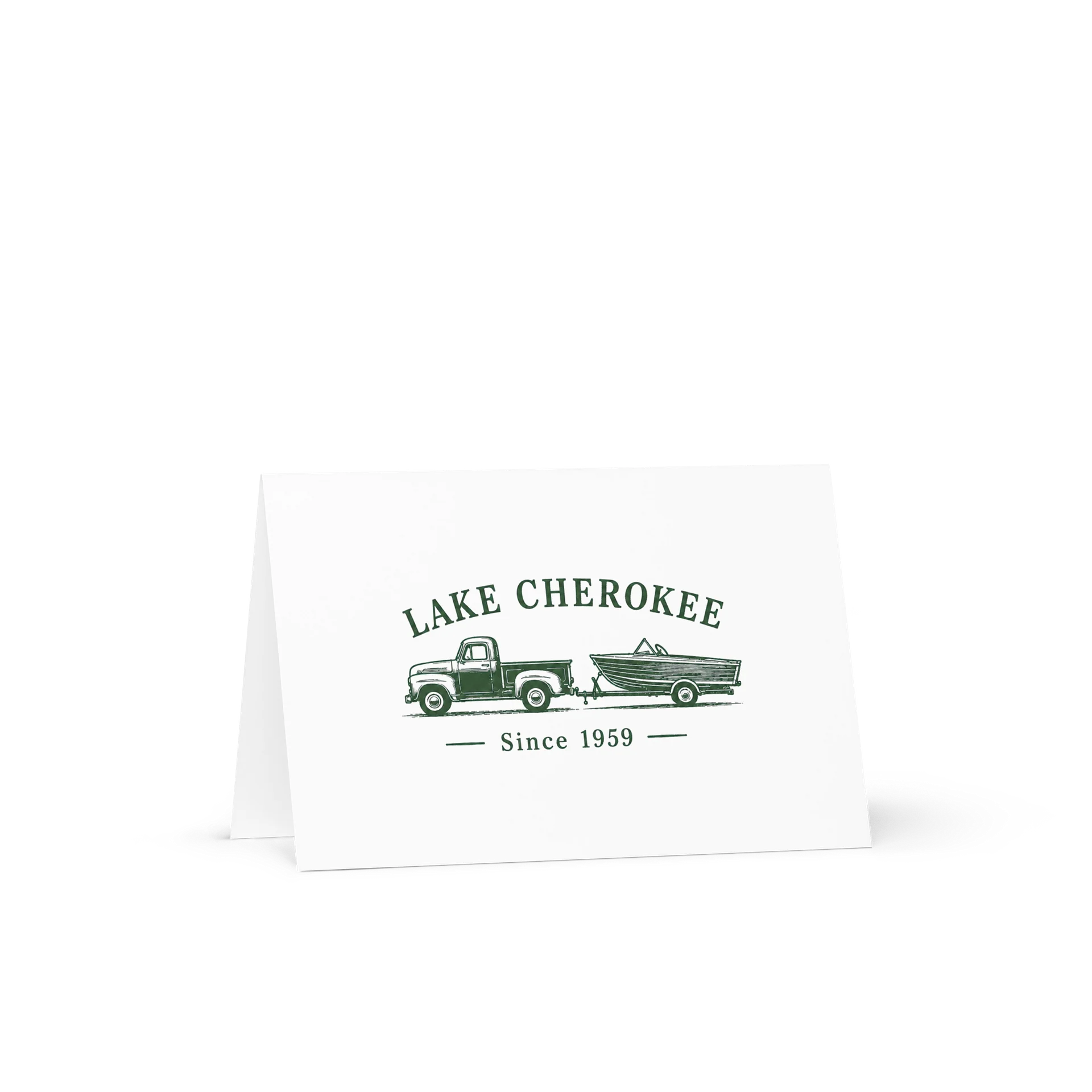 Lake Cherokee Vintage Truck Card product image (1)