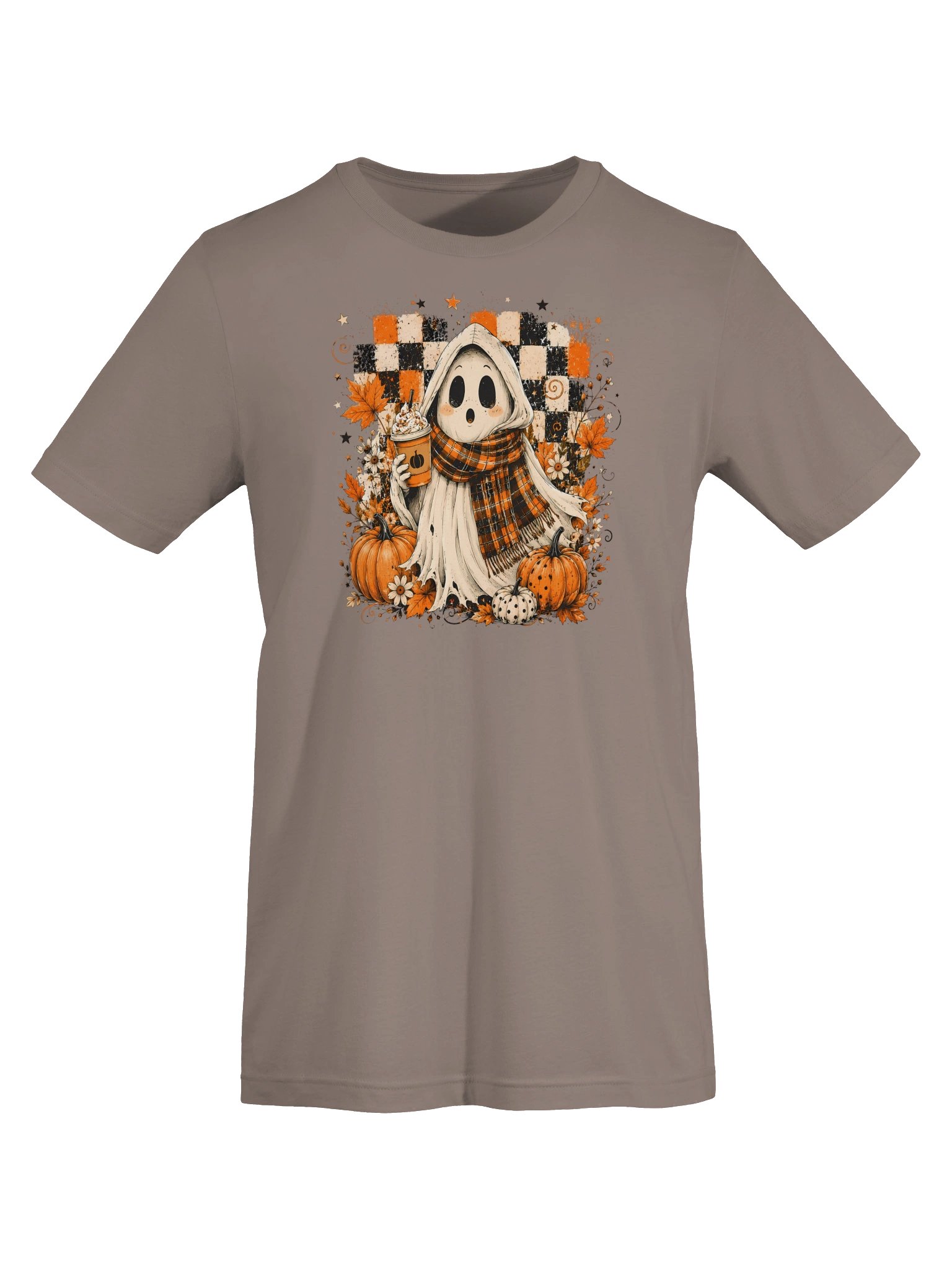 Pumpkin Spice Ghost T-Shirt | Cozy Fall Halloween Tee product image (6)
