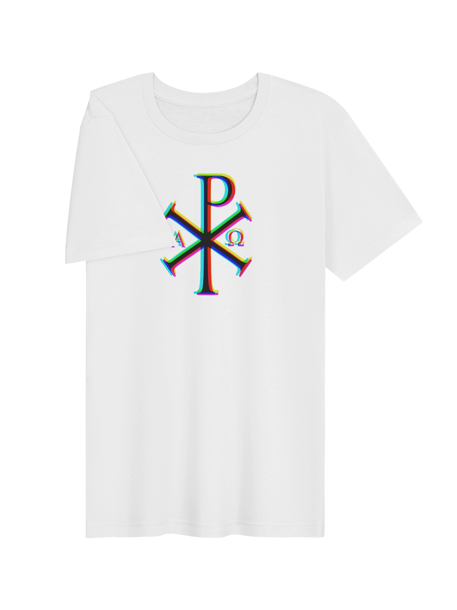Chi Rho Colors T-Shirt (White) product image (3)
