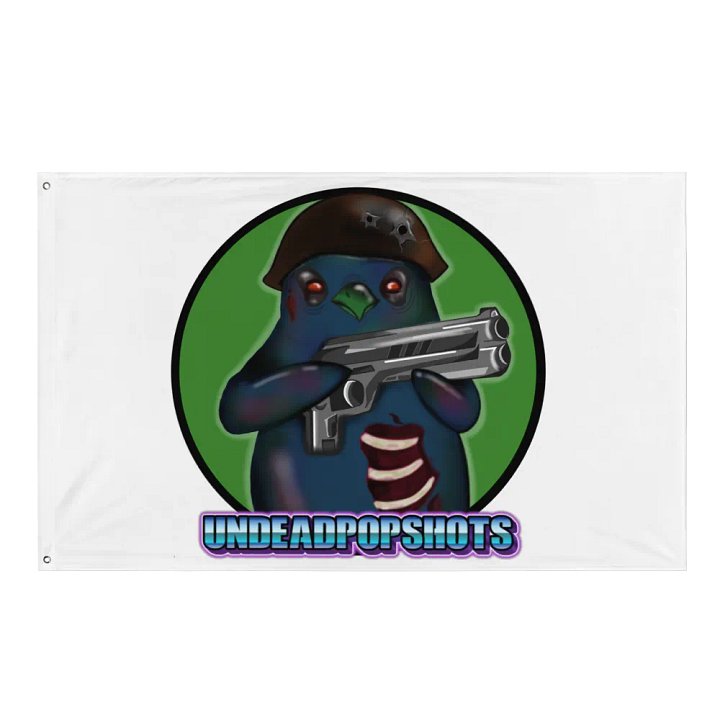 UndeadPopShots Penguin Flag Logo Color Green product image (1)