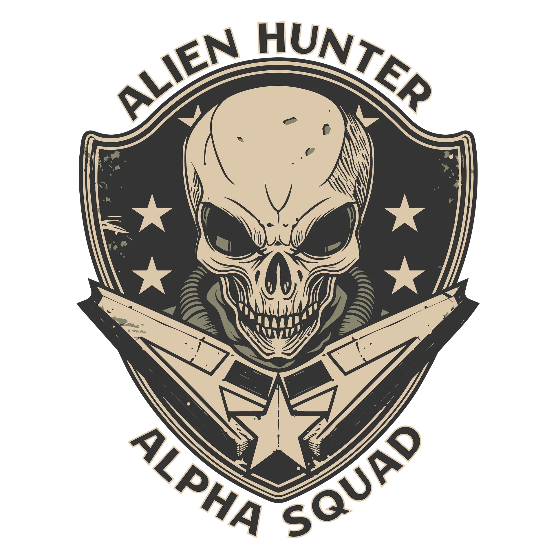 Alpha Squad Alien Hunter Crewneck product image (2)