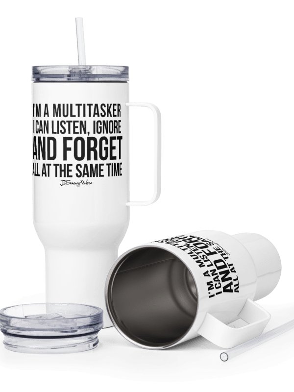 Multitasker Stainless Steel 40oz Travel Mug product image (4)