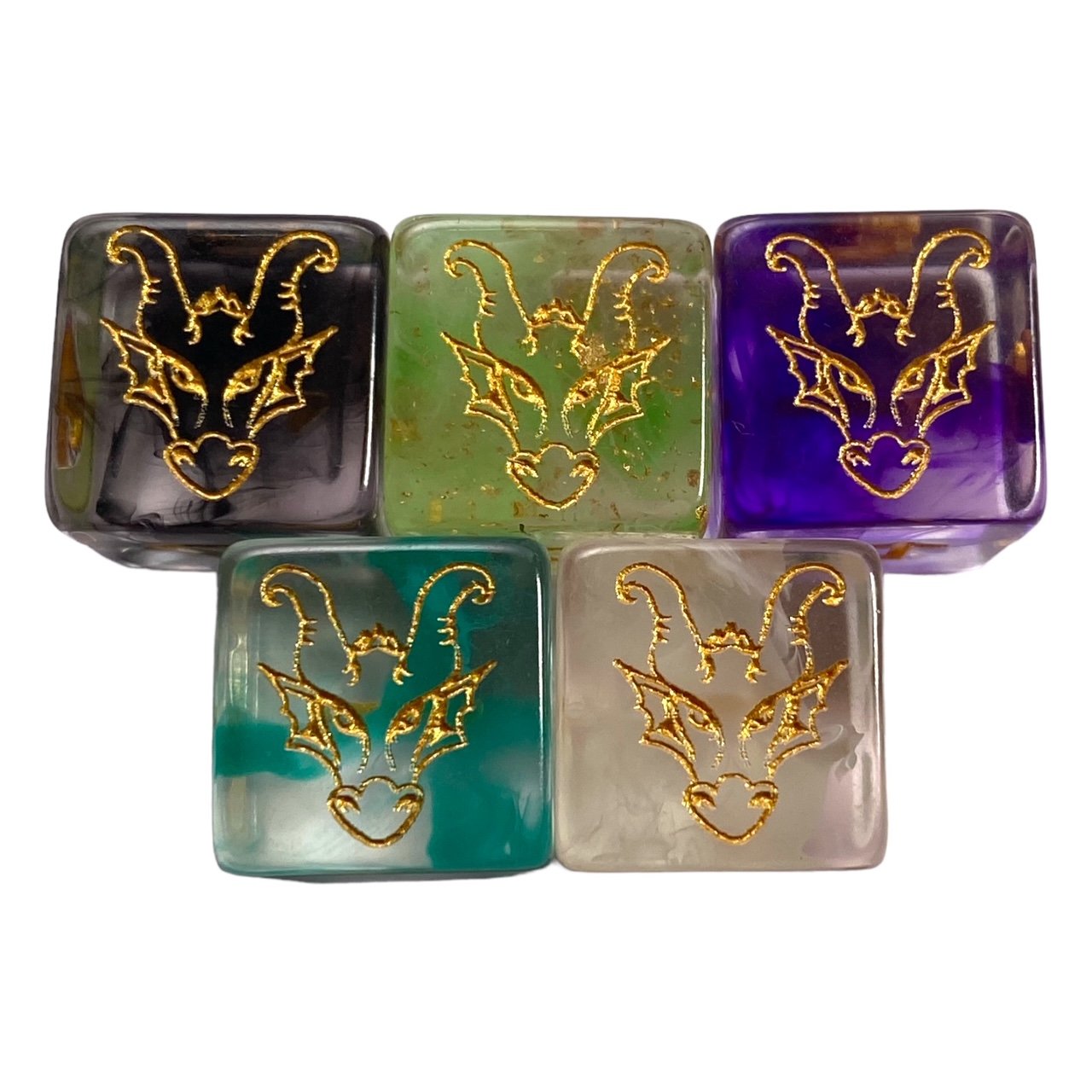 Dice Dragons Guild 7-pc Polyhedral Dice Set product image (4)