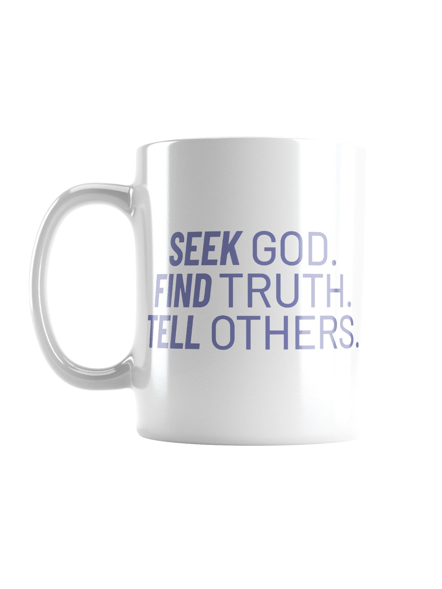 SEEK. FIND. TELL. Mug White product image (3)