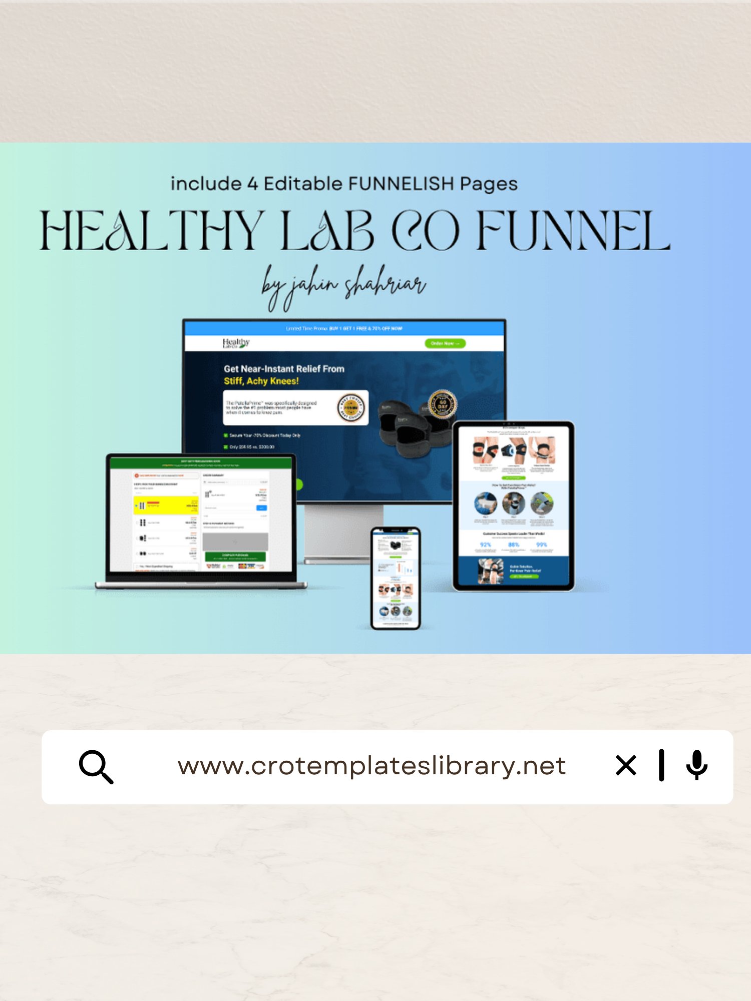 Healthy Lab Co Funnelish Templates product image (1)