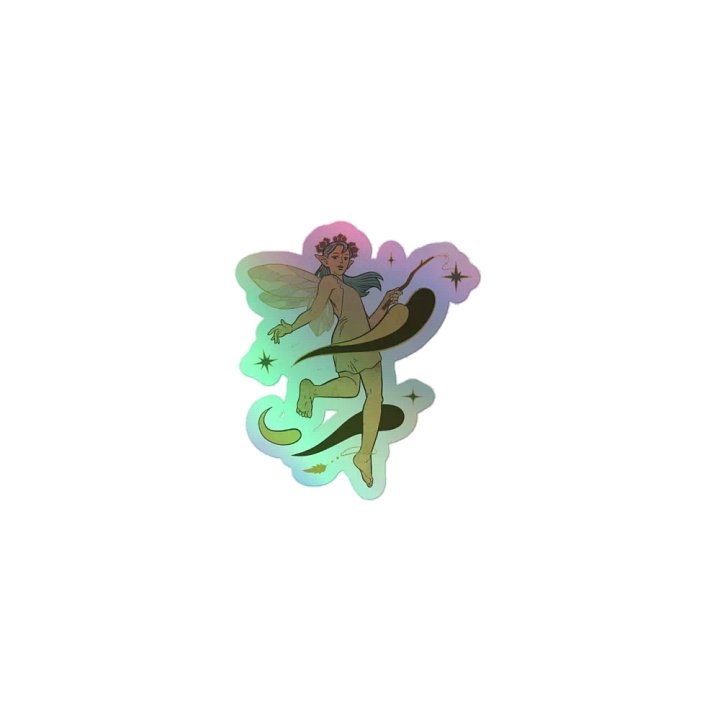 Enchanted Fairy Wand Holographic Sticker Set product image (1)