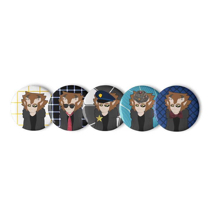 THE ASSYLUM: The Many Faces Of Bill Pin Set product image (1)