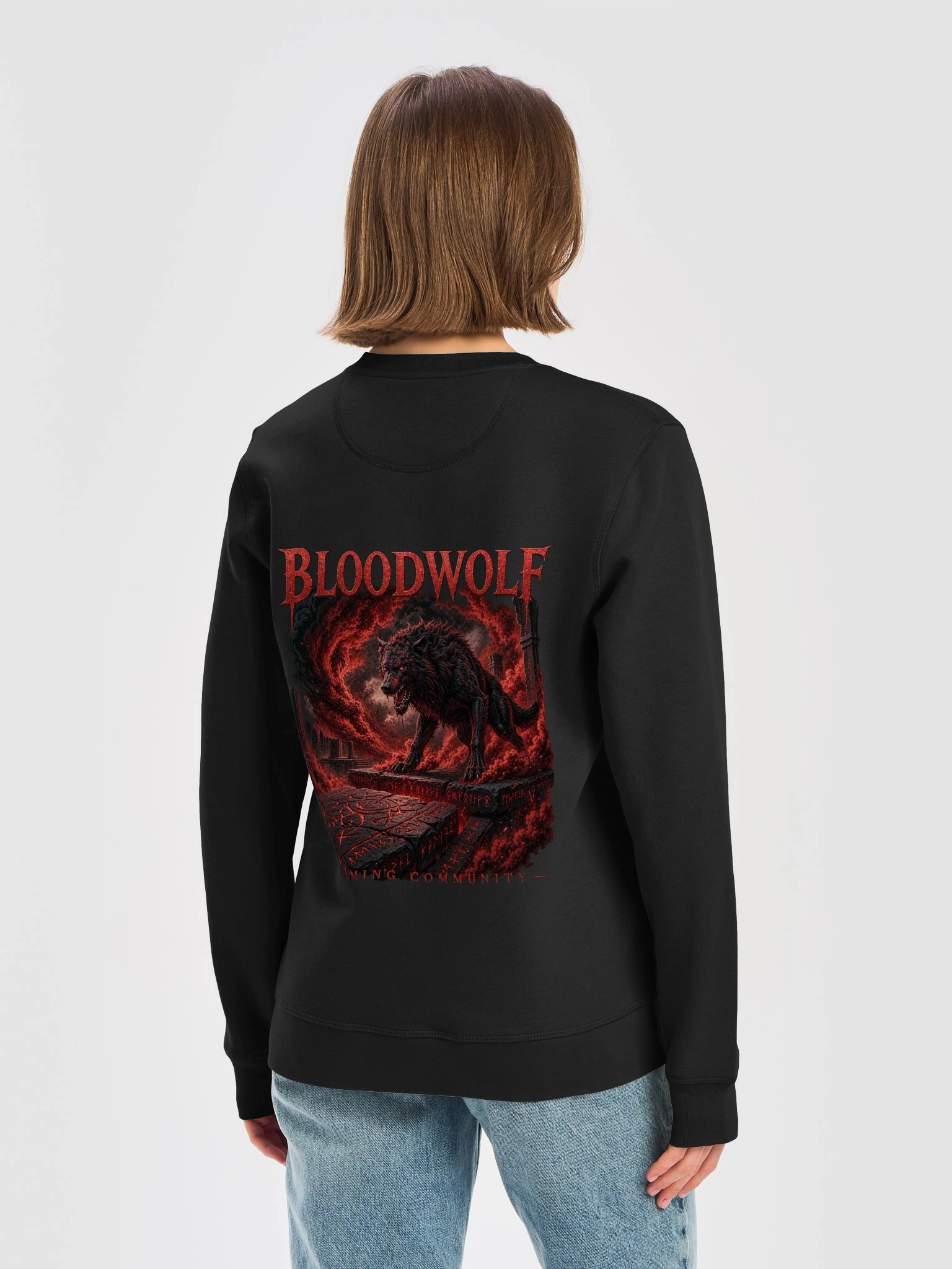 Blood Wolf Emblem Unisex Sweatshirt product image (6)