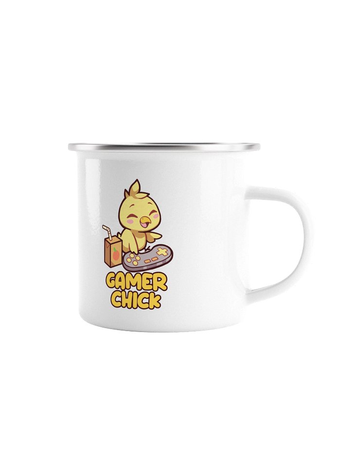 Gamer Chick Enamel Mug product image (1)